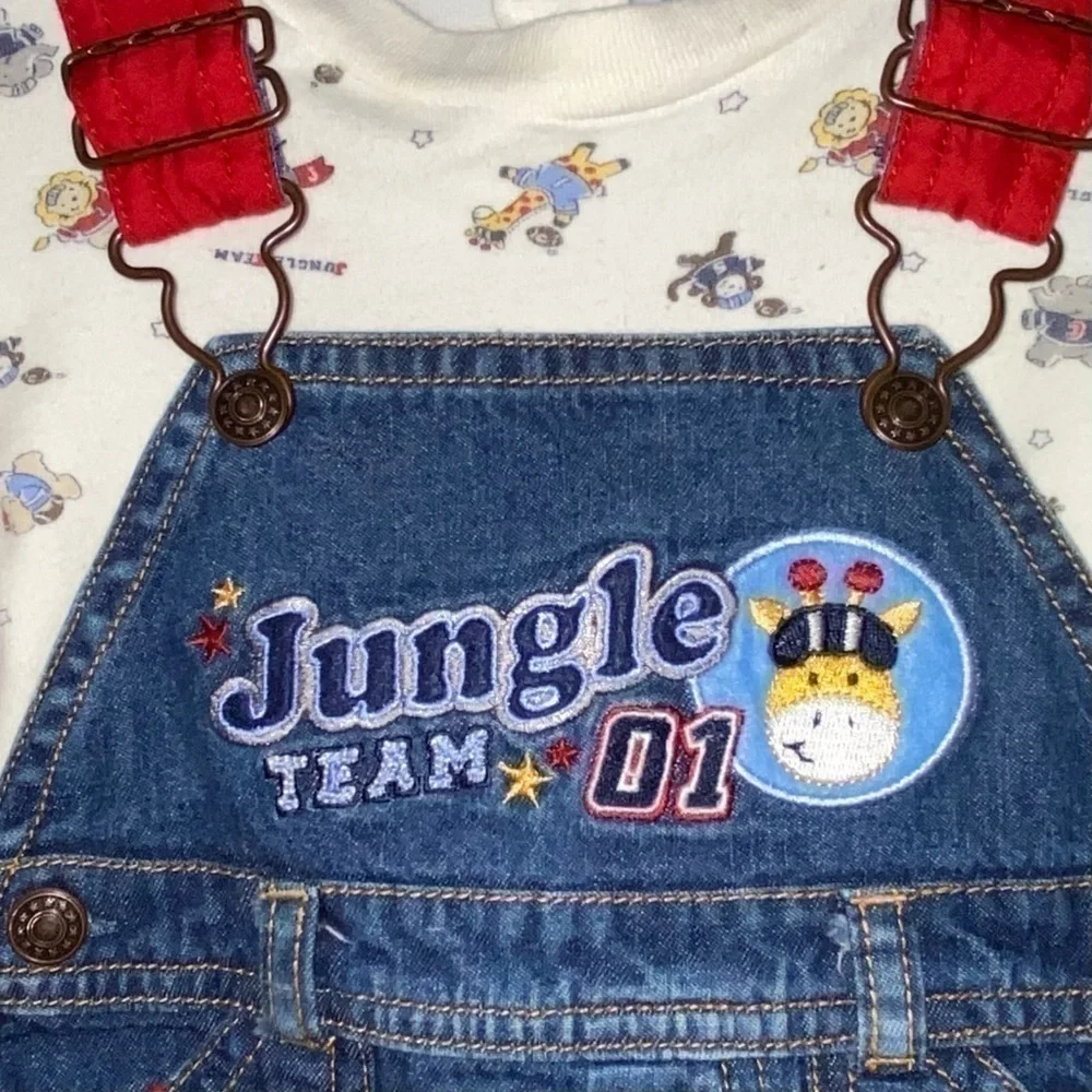 Sonoma Baby Boys Denim Overalls Outfit​​​​​​​​​​​​​​​​​​​​​​​​​​​​​